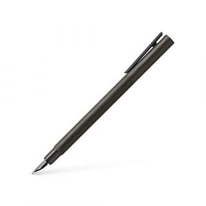 Faber-Castell 146250 - Stylo plume Neo Slim aluminium, largeur de plume M, gris m&eacute;tallis&eacute; (OMGHC., neuf)