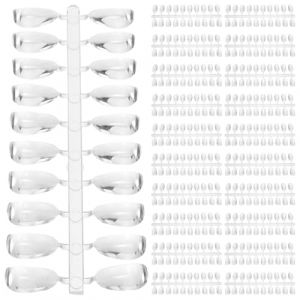 Gogogmee 200 pi&egrave;ces Planche de Couleur pour Ongles Haute Transparence Support Solide pour Manucure et Affichage Vernis Cartes Pratiques pour Salon et Entra&icirc;nement Nail Art (Xiaanmall, neuf)