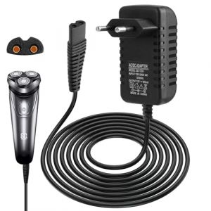 12V 0.4A Chargeu pour Braun Rasoir &Eacute;lectrique S&eacute;ries 9/8/7/6/5/4/3/2/1 Remplacement Cordon d'Alimentation pour &eacute;pilateurs Silk-Epil 9/7/5 C&acirc;ble Alimentation Rasoir Braun (HuaNingJin, neuf)