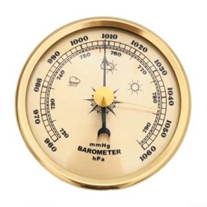 Baromètre en métal 70 mm pour mesurer la météo et la pression atmosphérique (youwort, neuf)