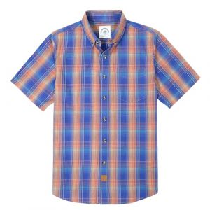 Dubinik&reg; Chemise Homme Manches Courtes Carreaux De Travail Poche Casual &Eacute;t&eacute; Chemisette Homme Bouton Chemise Carreaux Homme (Dubinik&reg;EU, neuf)