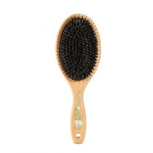 YIORYO Brosse &agrave; cheveux, brosse &agrave; poils de sanglier et poils en nylon pour cheveux humides/secs, lissage, massage, d&eacute;m&ecirc;lage, brosse &agrave; cheveux en poils de sanglier pour homme et femme, brosse (wuhanshipengyuyushangmaoyouxiangongsi, neuf)
