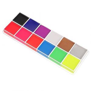 NIYANGLE Peinture De Visage Fluorescente Pour Halloween Couleurs Étanches Pigments Corporels Sécurisés Idéale Pour Cosplay Fêtes (Telinei, neuf)