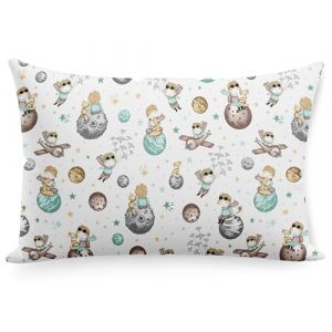 PinkZebra Taies d'oreiller pour enfant - 40 x 80 cm - 100 % coton - Housse de coussin avec fermeture &eacute;clair - Motif : petit prince (PinkZebra., neuf)