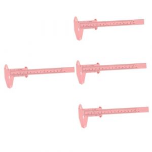 Beaupretty Regle Mesure Sourcil 4 Pièces Règle De Tatouage Des Sourcils Étriers à Sourcils Règle Coulissante Règle à Double Échelle Pour Les Sourcils Règles De Sourcil Étriers De Poche Plastique Rose (lorianca, neuf)