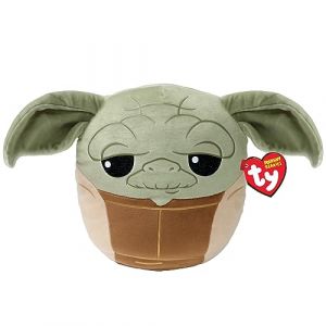 TY Star Wars Yoda Squish-A-Boo 25,4 cm - Peluche douce sous licence - Pour bébé - À collectionner (Miller Rock, neuf)
