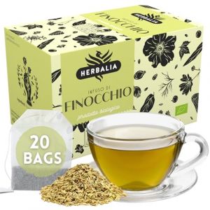 HERBALIA - Tisane au Fenouil en Sachets, Coffret d'Infusion au Fenouil de 20 Sachets Sans Agrafes pour Infusions et Tisanes (Family At Home, neuf)