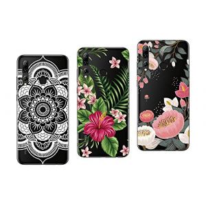 NOVAGO Compatible avec Huawei P Smart Z/Honor 9X/Honor 9X Pro - Coque de Protection Souple Transparente et R&eacute;sistante Anti Choc (3 Coques, Multicolore 2) (NOVAGO-Vendeur PRO fran&ccedil;ais, neuf)
