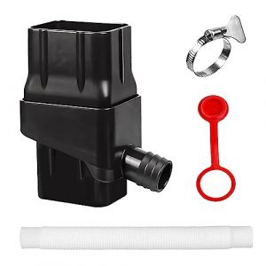 Kit de Déviateur de Baril de Pluie,Tuyau À Haut Débit de, Système de Collecte d'eau de Pluie Réutilisable, Système de Connecteur de Déviateur de Collecte d'eau de Pluie (Toothbace-FR, neuf)