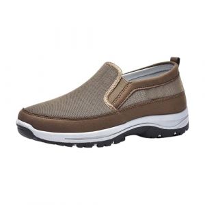 Chanpning Chaussure de Marche Homme sans Lacets Chaussures de randonn&eacute;e &agrave; Enfiler pour Homme Baskets de randonn&eacute;e en Plein air Chaussures orthop&eacute;diques Chaussures l&eacute;g&egrave;res pour Le Travail (Blingko, neuf)