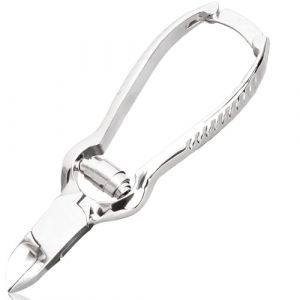 TITANIA pince à ongles avec des lames droites en acier à haute teneur en carbone, coupe facilitée grâce à un mécanisme de ressort automatique, pince coupe ongle pour les hommes et les femmes (TITANIA Shop, neuf)