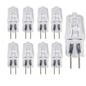 UGEFKMQ 10Pc Ampoule Halog&egrave;ne G6.35 220V 35W Lampe &Agrave; Capsule Transparente Gy6.35 50W G6.35 Lampe Halog&egrave;ne Dimmable 100W (lsss, neuf)
