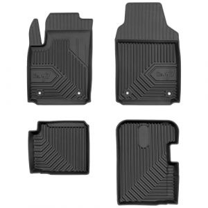 MOTOS Tapis de sol caoutchouc pour Fiat 500 depuis 2020 Améliorez Votre Confort de Voyage avec Le tapis noir antidérapant Auto No.77- tapis voiture Tous Temps pour Voiture, Protection Contre les salis (MOTOS EU, neuf)