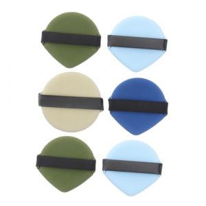 VALICLUD 6pièces Lot De Éponges à Maquillage Double Usage Sec Et Humide Pour Fond De Teint Et Crème Éponge à Poudre Pour Femme (SHUI LIAO, neuf)