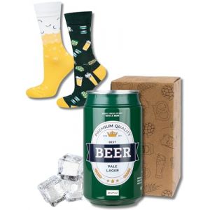 soxo Canette Bi&egrave;re Chaussettes Homme Biere Cadeau Drole Chaussette Cadeaux 40-45 Pale Lager 1 Paire (Soxo, neuf)