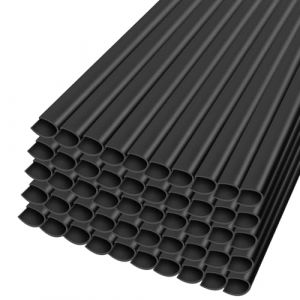 ZUYIST Lot de 50 clips de fixation en PVC - Brise-vue - 19 cm - Bandes brise-vue pour panneaux à double fil - Rails de serrage pour bandes brise-vue - Clôture à double fil - Brise-vue pour clôtures de (zuoYi, neuf)
