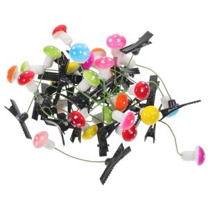 VALICLUD 30 Pièces Pince à Cheveux Citronnier Décoration Halloween Déco Halloween Décoration D'halloween Barrette Aux Champignons Clips De Pousse Plastique Et Alliage De Zinc (Cedongh, neuf)