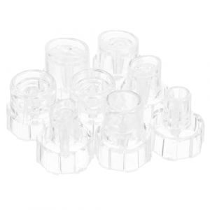 SAFIGLE T&ecirc;tes de Rechange 8 Pi&egrave;ces pour Appareil de Soin du Visage Accessoires Solide en Plastique pour Nettoyage en Profondeur en Salon (KKater, neuf)