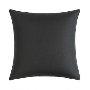 Housse Coussin Exterieur Impermeable, Housse Siège Canapé Protection Complète avec Fermeture Éclair, Amovibles Housse Assise Salon De Jardin Terrasse Caravane (Dark Grey,Pillowcase 45×45cm) (YUNDU, neuf)
