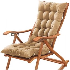 ZZDZW Coussin De Chaise Longue Bain De Soleil Coussin Transat Jardin Exterieur Coussin Matelassé Chaise Longue Épais Coussins pour Chaise À Bascule pour Fauteuil Relax(Earthy Yellow,120x48x8cm) (Pooneeliff, neuf)