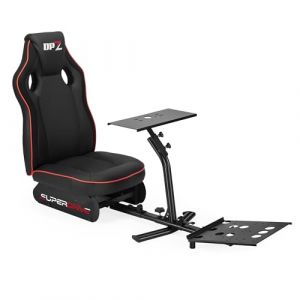 Subsonic - Cockpit de Simultation de Course pour Volant PS5, Xbox Series et PC - Si&egrave;ge de Simulation Compatible Logitech G29 / G27 et Thrustmaster - Noir (Subsonic France, neuf)