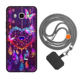 vingarshern Coque Compatible avec Samsung Galaxy J7 2016 Antichoc Silicone Bumper Case &Eacute;tui de Protection Housse Coque avec Motif,Souple Coque avec Cordon Detachable,Dream Catcher (YOUKARSHERN, neuf)