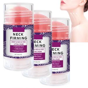 Stick raffermissant pour le cou et la poitrine au r&eacute;tinol et au collag&egrave;ne, cr&egrave;me anti-&acirc;ge raffermissante et liftante pour peau rel&acirc;ch&eacute;e aux peptides | Hydratant cou et d&eacute;collet&eacute; (3pcs) (JASUBAI88, neuf)