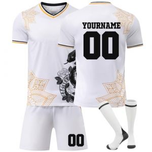 HGWOPGASD Barca Maillot De Foot Ensemble Foot Enfant Maillot Enfant De Foot Retro Soccer Jersey, 10 Maillot Classique A13 (HGWOPGASD, neuf)