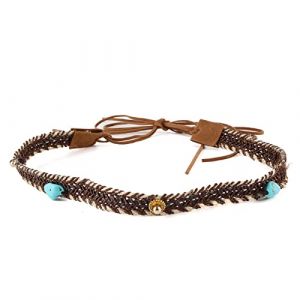 Bandeau de cowboy avec perles - Ceinture occidentale mexicaine pour femme (nanchangqianyafushi, neuf)