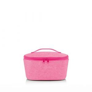 reisenthel coolerbag S pocket - petit sac isotherme id&eacute;al pour vos d&eacute;jeuners, doublure isotherme en feuille d'aluminium, couvercle &agrave; fermeture herm&eacute;tique, capacit&eacute; 2,5 l, en noir, Couleur:twist pink (WEIBO Weimar, neuf)