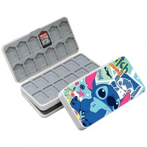 doepeBAE Rangement Switch Jeux, Boite Jeux Switch Rangement, Boite Rangement Jeux Switch, Doublure en Silicone, avec 48 Emplacements pour Cartes de Jeu et 48 Emplacements pour Cartes Micro SD (48J) (iQiin, neuf)