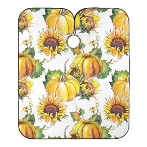Cape De Coupe De Cheveux Citrouilles D'Automne, Tournesols Et Feuilles, Cape De Coiffure Professionnel Cape De Coupe Imperméable Cape De Barbier Pour Cheveux Coiffeurs Salon De Coiffure (bozhoushixiangbenshangmaoyouxiangongsi, neuf)