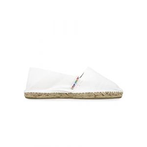 ALPARGATUS Espadrilles classiques en toile de couleur unie fabriquées en Espagne, blanc, 46 EU (Alpargatus Pasos Artesanales, neuf)