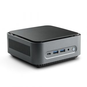 Mini PC CSL Narrow Box Premium Windows 11 Pro silencieusement, Intel N200 4X 3700 MHz Turbo, 1000 Go M.2 SSD, 32 Go DDR4-RAM, Intel UHD, HDMI 2, USB 3.2, BT 5.2, DisplayPort, Dual WLAN (CSL Computer, neuf)