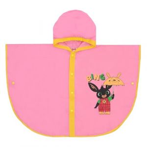 Ellepi Cape de pluie imperméable Bing (FR/ES, Âge, 3 ans, 4 ans, Taille normale, Fuchsia) (Bo.MA., neuf)