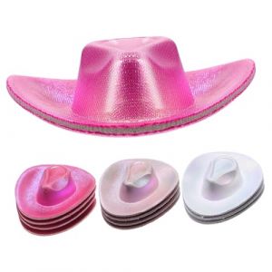 SAFIGLE 12pi&egrave;ces Mini Chapeau de Cowgirl Chapeau de Cowboy de Cow-boy Cow Boy pour Go&ucirc;ter Gar&ccedil;on Fille de Cowgirl pour Petite Fille de F&ecirc;te (Grand Di, neuf)