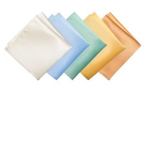Liwein 5 Pièces Pochette Costume Homme, Mouchoir de Poche Costume Homme avec 2 Pièces Support Carré de Poche,Pochette Costume pour des Occasions Festives Mariage (LIGHT) (Weily, neuf)