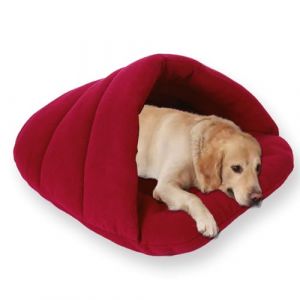 Niche d'int&eacute;rieur pour chien de taille moyenne lavable, niche pour animaux de compagnie avec coussin doux, luxueuse, amovible, apaisante, anti-anxi&eacute;t&eacute;, lit pour animal domestique, lit antid&eacute;rapant (Junming Store, neuf)