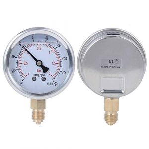 Andraw Manom&egrave;tre &agrave; Vide, -30-30inhg / psi TS-PGGZ604-2bar Manom&egrave;tre Industriel, Alimentation &eacute;lectrique pour Machines (Dushiw, neuf)