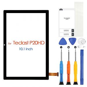 ARSSLY &Eacute;cran tactile pour Teclast P20HD, &Eacute;cran Tactile Digitizer &Eacute;cran pour Teclast P20 HD Tactile Digitizer Panneau Verre avec R&eacute;paration Kit, Noir (10,1 Pouces, Pas LCD Affichage) (Little Wasp, neuf)