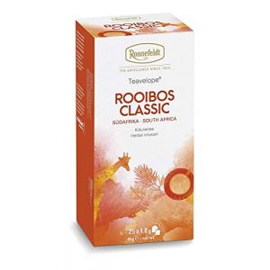 Ronnefeldt Teavelope Rooibos Classic Tisane avec Tro 25 sachets 45 g (CommerceKult - OutdoorKult & GourmetKult, neuf)