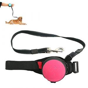 WPCASE Laisse Enrouleur pour Gros Chien Laisse Chien Laisse R&eacute;tractable pour Chien Laisse Extensible De Style Poignet Ceinture De Traction Antid&eacute;flagrante Automatique Mains Libres Red (jinhededian, neuf)