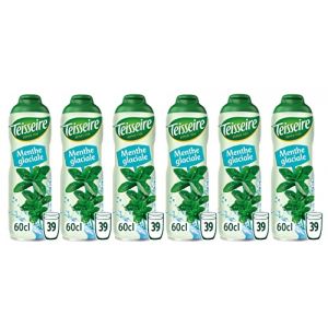 Pack de 6 sirops menthe glaciale Teisseire 6x60cl (THE SIROP SHOP, neuf)