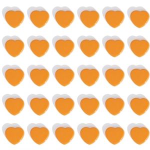ZDZBLX Aimant Frigo Aimant Puissant, 30Pcs Aimants Tableau Magnétique Magnet Frigo Aimant Plat Petit Aimant Tableau Blanc Mini Aimant Magnets Decoratif, pour Tableau Magnetique Frigo (Coeur, Orange) (Shenzhen Baolixin Trading Co.,  Ltd, neuf)