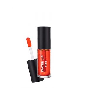 Flormar Water Lip Stain - Encre à lèvres pelable – Rouge à lèvres longue tenue waterproof, effet tatouage sans transfert, brillant, léger et hydratant, 004 Orange Juice (Flormar Cosmetics GmbH, neuf)