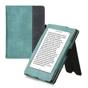 kwmobile Étui pour liseuse électronique Kobo Aura Edition 2 - Housse Rabat liseuse en suède (SX-Commerce, neuf)