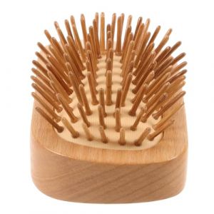 MUSISALY Brosse à Cheveux Bois Avec Picots Peigne Démêlant Pour Garçon Fille Et Adultes Brosse De Massage Douce Pour Coiffage Agréable Et Confortable (YangF, neuf)