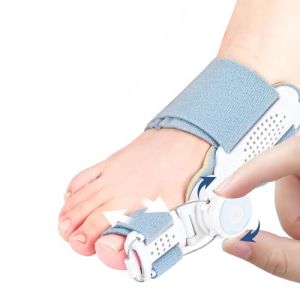 beseloa Orthèses Pour Hallux Valgus, Réglable Plaque De Fixation Pour Hallux Valgus, Correcteur Hallux Valgus Pour Hommes Et Femmes, Attelle Pour Orteils Séparateur D'orteils Jour Et Nuit, Bleu (TP Trade Ltd., neuf)