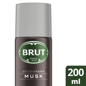 BRUT Déodorant Atomiseur Musk 200 ml, fraîcheur masculine durable pour une protection optimale au quotidien- Lot De 4 (ViveVers, neuf)