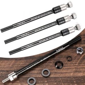 Axe de remorque de vélo, 1 adaptateur d'essieu traversant pour attelage de remorque de vélo, alliage d'aluminium, axe traversant à dégagement rapide, adaptateur de broche, pour moyeux de roue arrière (Kingmaller, neuf)